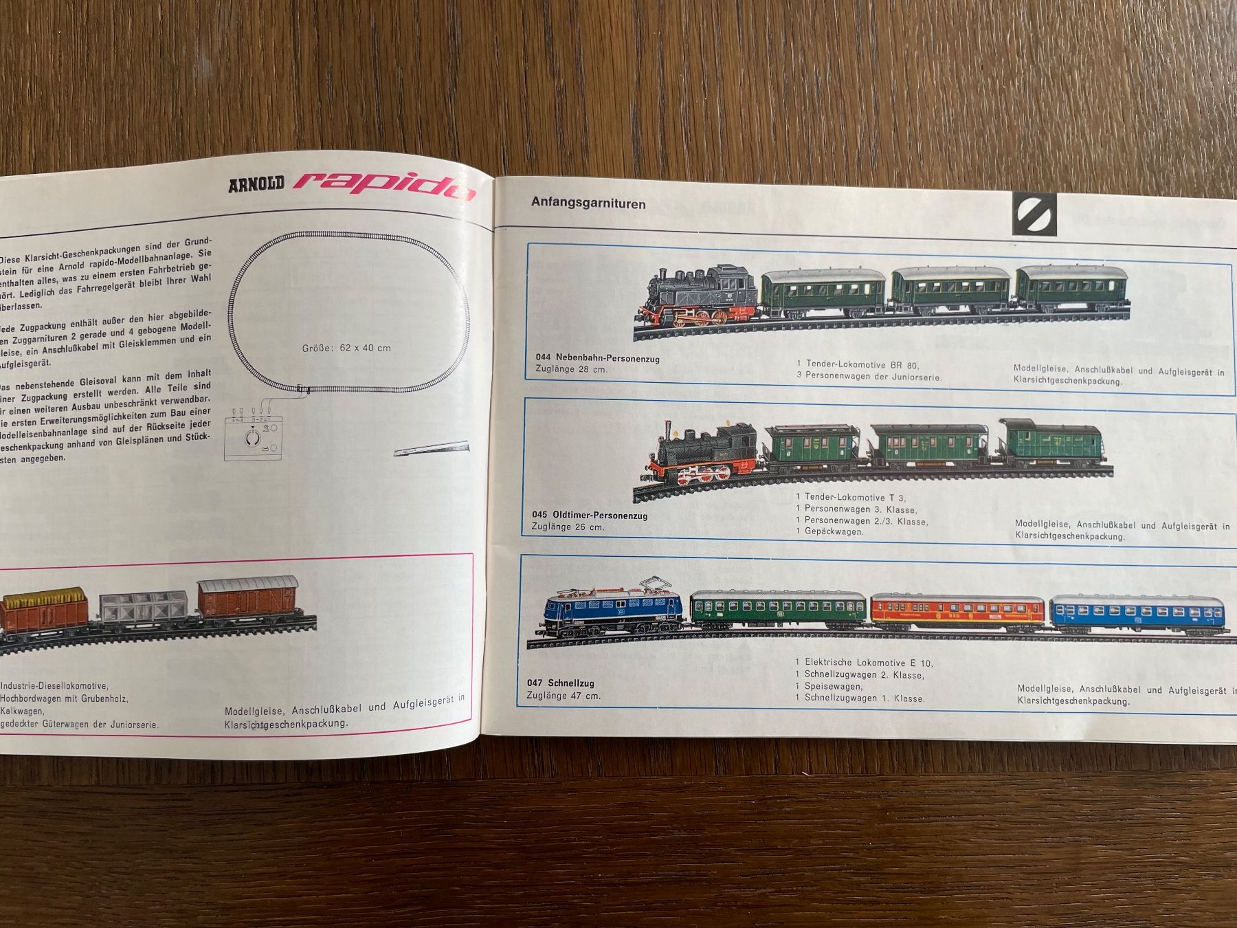 Arnold Modellini di ferrovie: ARNOLD rapido Modellbahn Katalog 1966/67 – Usato da Rorschach venduto da Karotten 1