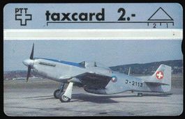 Taxcard 204L_02892 Fliegermuseum Dübendorf Militärflugzeug