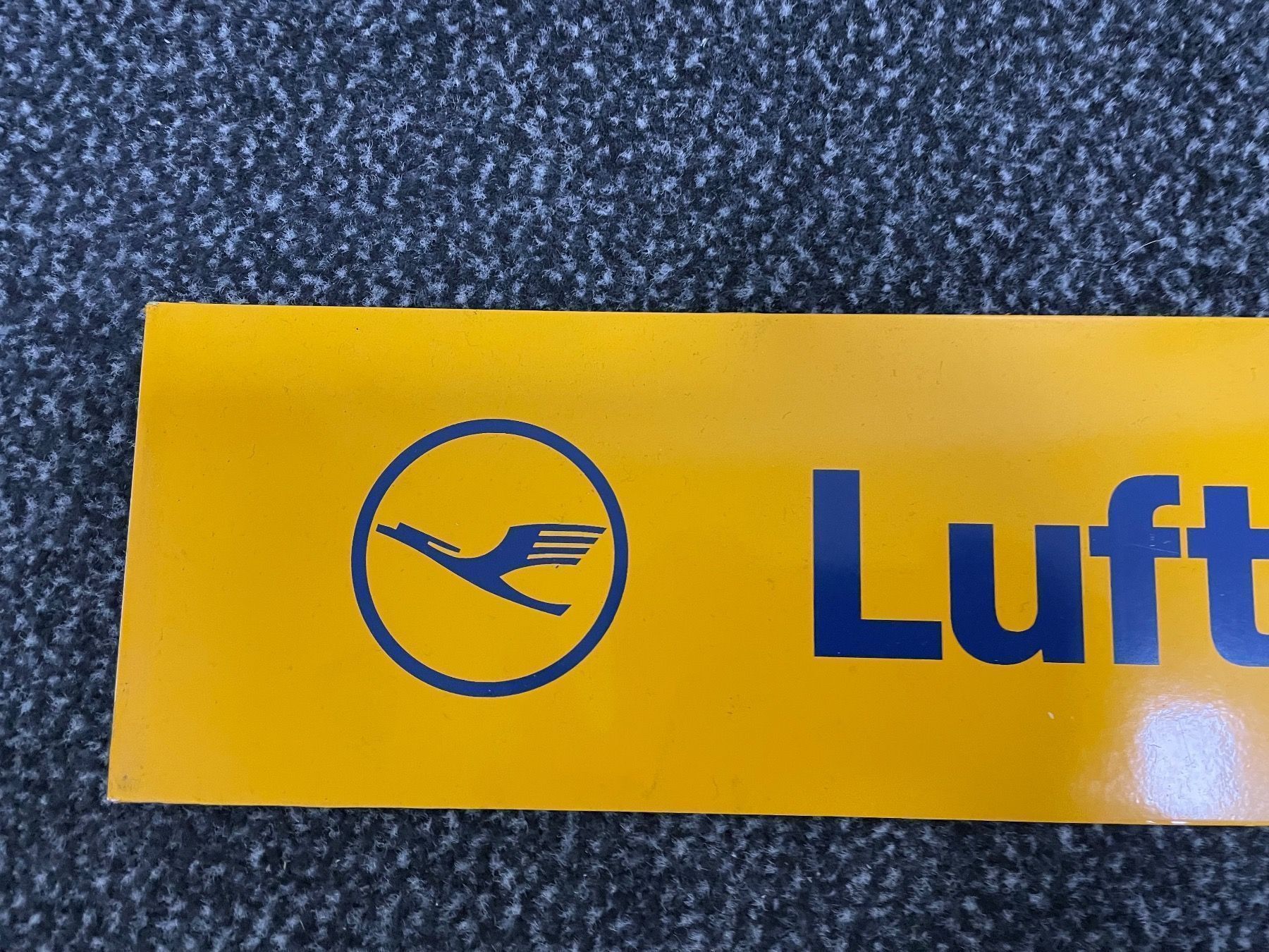 Lufthansa Insegne: Metallschild   LUFTHANSA – Usato da Effretikon venduto da Bianchina 1