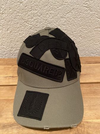 DSQUARED2 Stylische Baseballkappe mit Patches Neuwertig