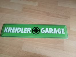 Blechschild-KREIDLER GARAGE - 46 X 10 CM