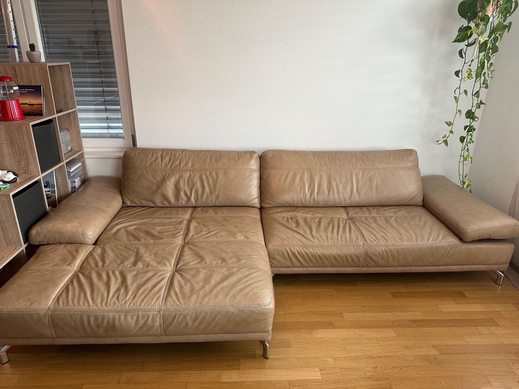 Divani: Ecksofa Leder hellbraun gebrauchter Zustand – Usato da Schenkon venduto da luca__16
