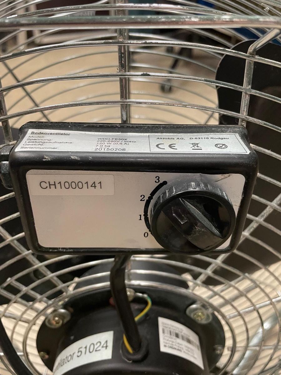 Ventilatori: Industrielle Ventilator grau – Usato da Zürich venduto da lailag 1