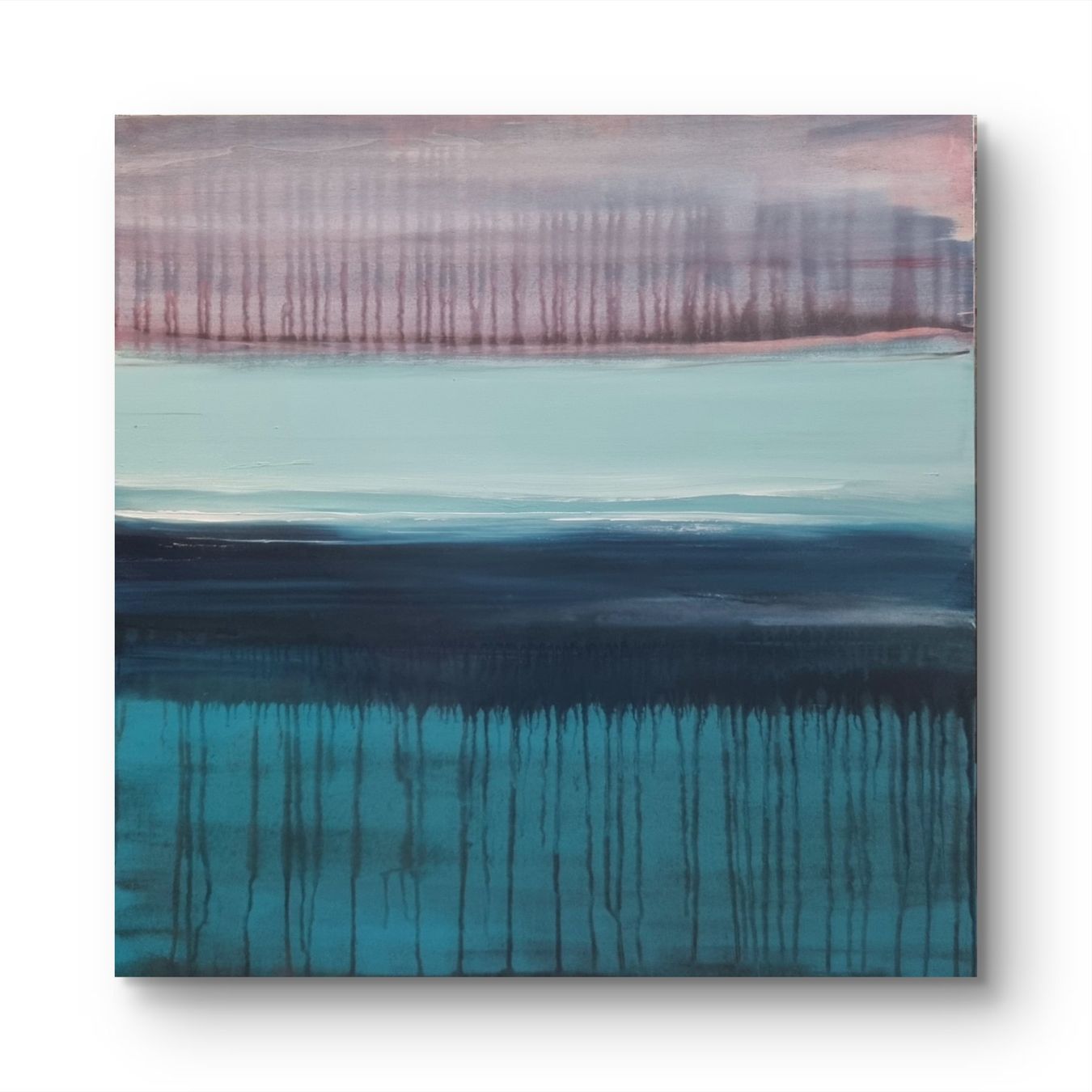 Tableaux: Originales abstraktes Bild 80x80x3cm – Neuf (Voir description) à Urdorf par Contra8 2