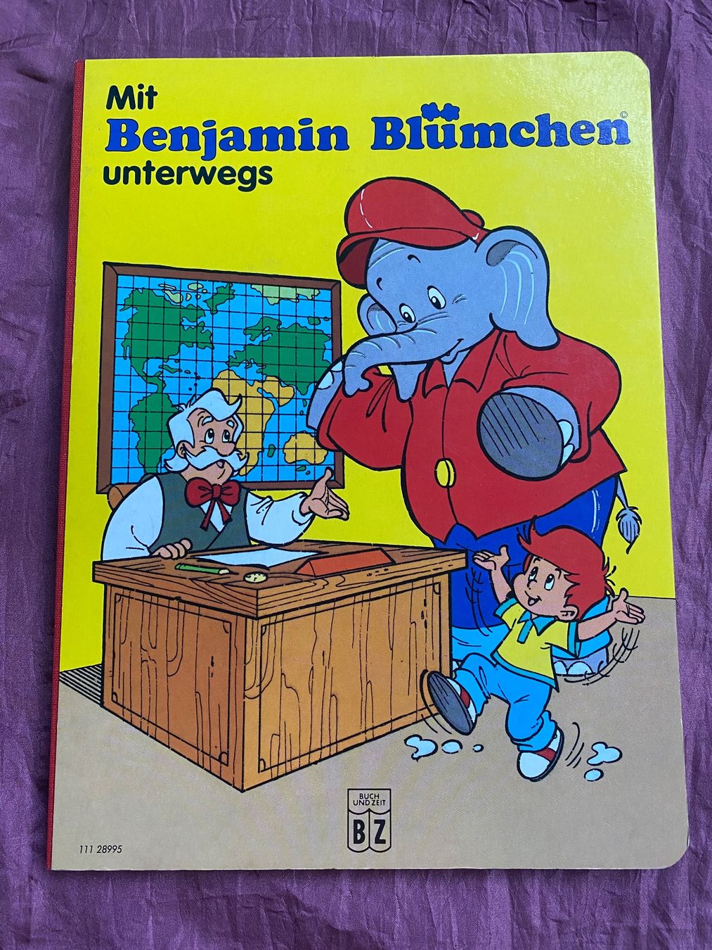 Libri: Mit Benjamin Blümchen unterwegs Kartonbuch gross 1989 Retro – Usato da Basel venduto da him_5r5n
