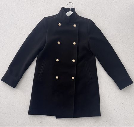 Wollmantel schwarz Grösse 36/38 🖤