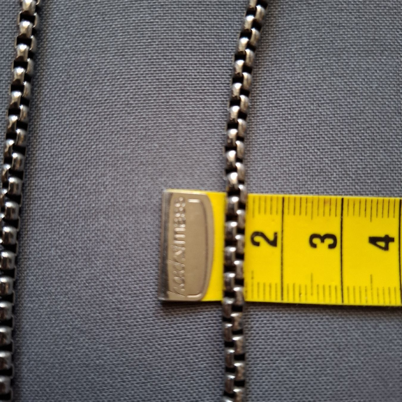 Ketten: Box Chain Halskette, Edelstahl – Gebraucht aus Dietikon von Hirschkopf 3
