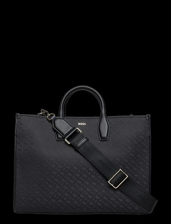 BOSS Sandy Med Jacquard Tote Bag