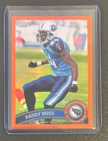 NFL Randy Moss  2011 Topps Chrome Orange Refractor Card