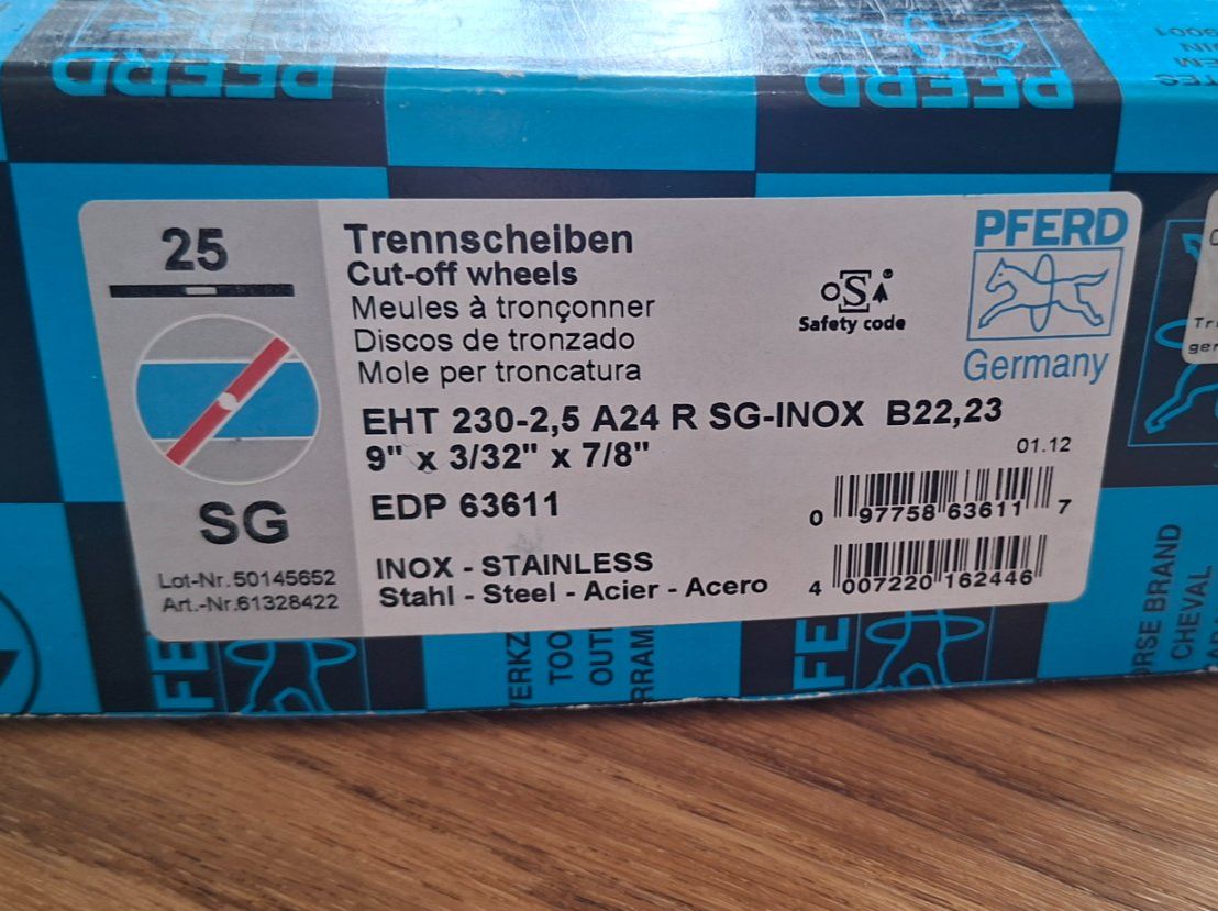 Tutti gli attrezzi: Trennscheibe Pferd inox 230x 2,5mm – Nuovo e nell'imballaggio originale da Domat Ems venduto da Gaar0 1