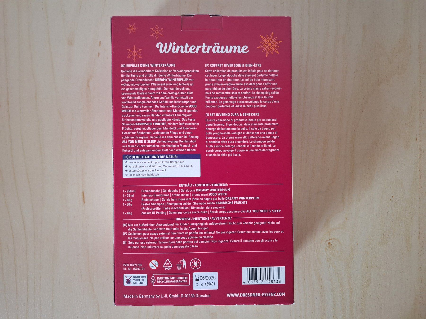 Sonstige Körperpflege: Dresdner Essenz Geschenkset Winterträume, NEU & OVP – Neu und originalverpackt aus Worb von geo_zbd8 4