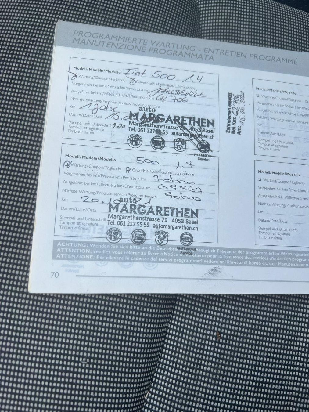 Fiat Autos: Fiat 500 1.4 16V Cabrio – D'occasion à Otelfingen par hof74 8