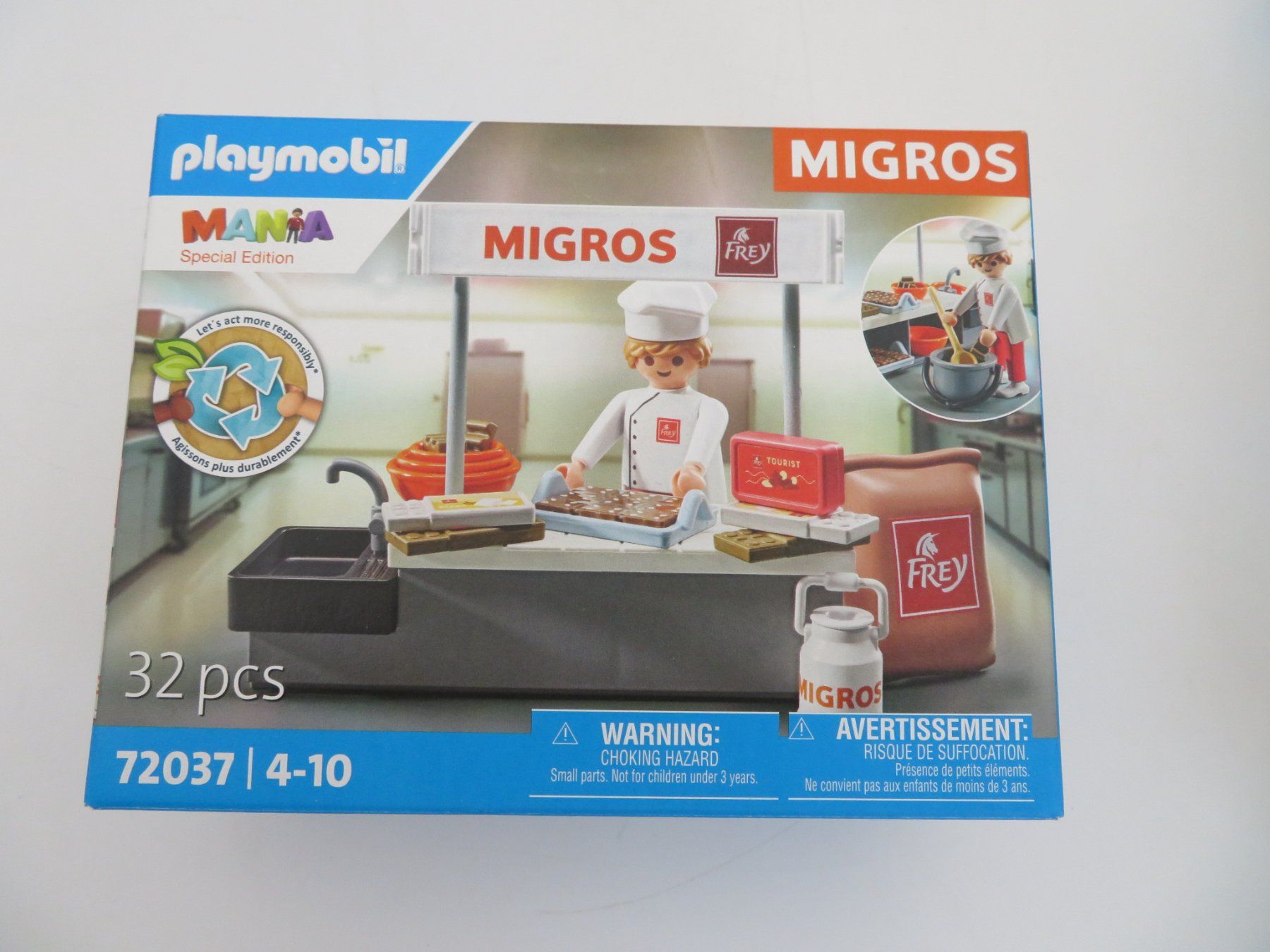 Playmobil Giocattoli: Migros Playmobilset Sammlung – Usato da Reinach BL venduto da WBZ-Flohmarkt 9