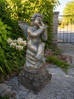 Magnifique ancienne statue de jardin – Ange (chérubin)