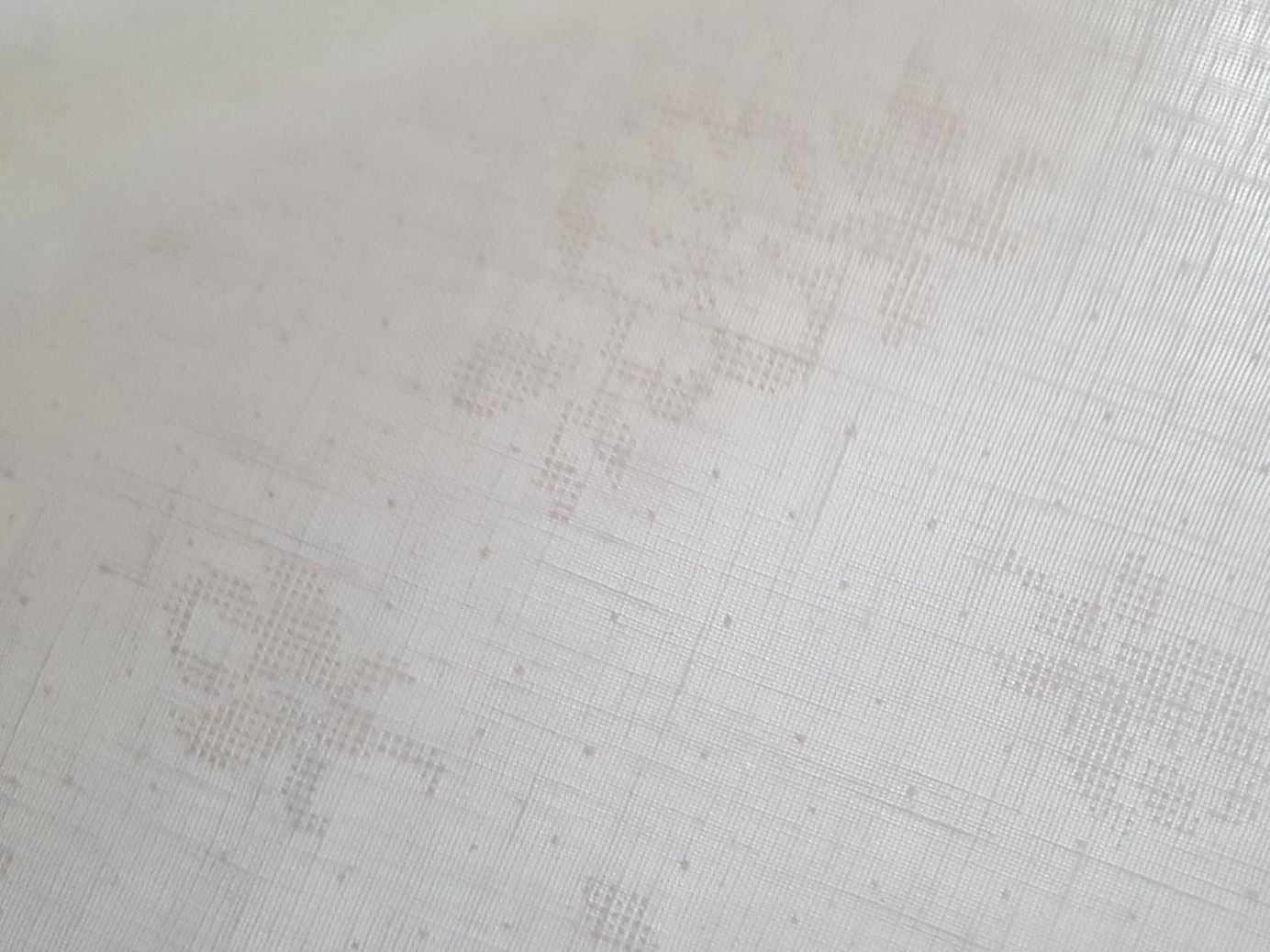 Tessuti: Stoff weiss mit Muster Baumwolle 175 x 130 cm – Nuovo e nell'imballaggio originale da geroldswil venduto da Gumball1 1