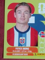 Panini Karte Patrick Berg Norwegen guter Zustand