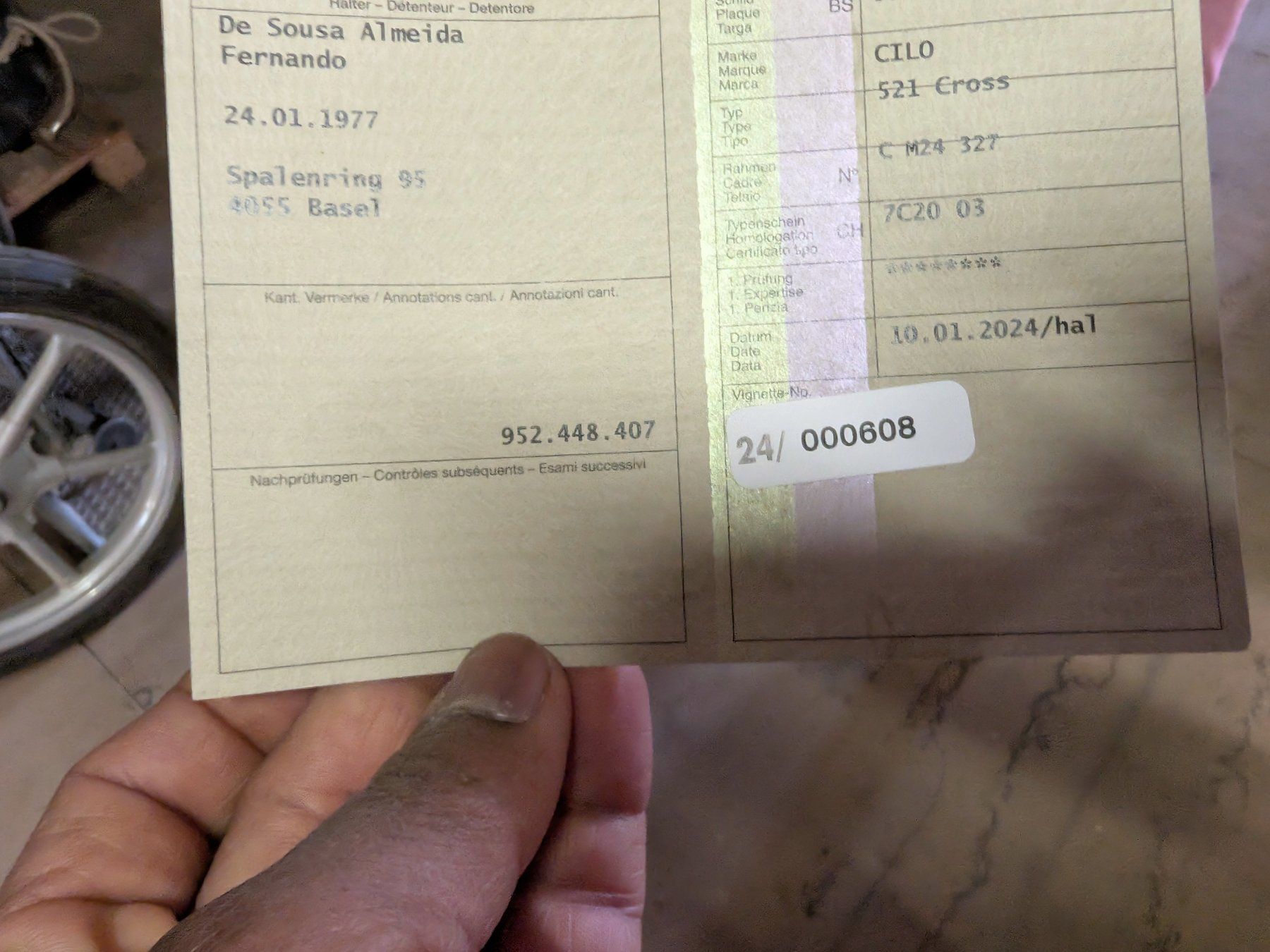 Cilo Mofas: Mofa Cilo BS 50 486 gebraucht als Bastlerobjekt – Gebraucht aus Basel von pcland 3