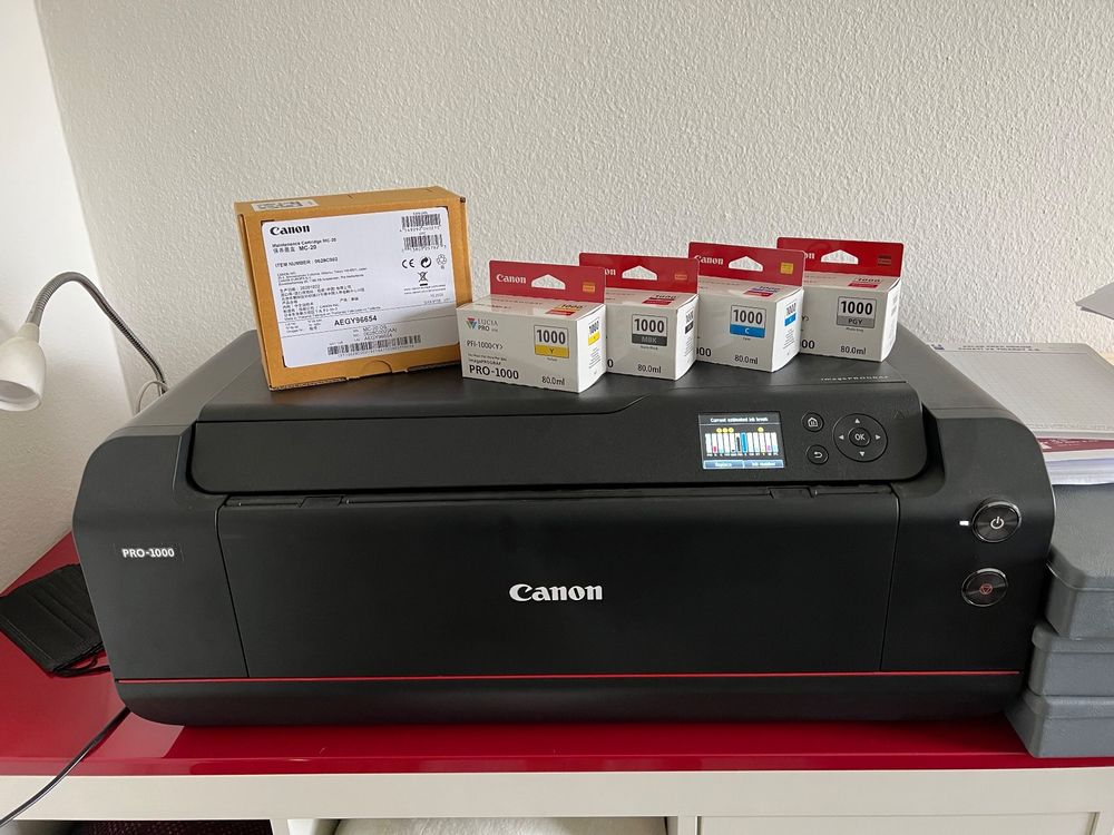 Canon pro 1000 with inks and paper kaufen auf ricardo