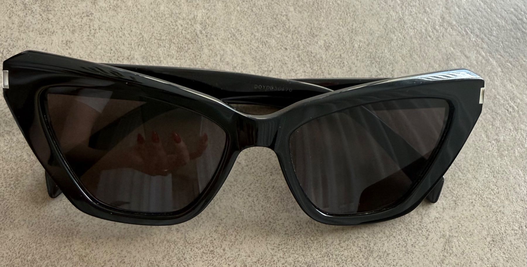 Saint Laurent Occhiali & Lenti: Sonnenbrille Saint Laurent SL 466 schwarz – Usato da Meggen venduto da nat_z89l