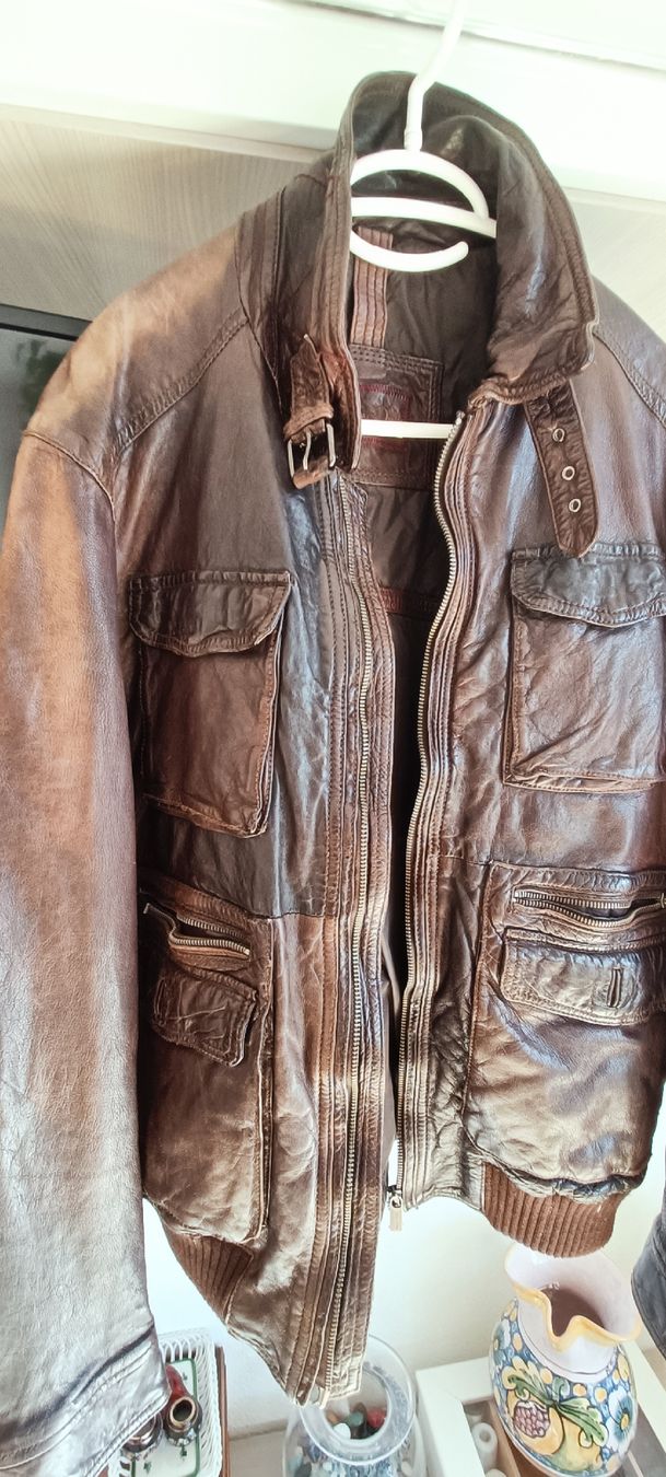 Giacche: Bellissimo giubbotto  in pelle Massimo Dutti dä – Usato da Lugano venduto da ycd_rv8h 2