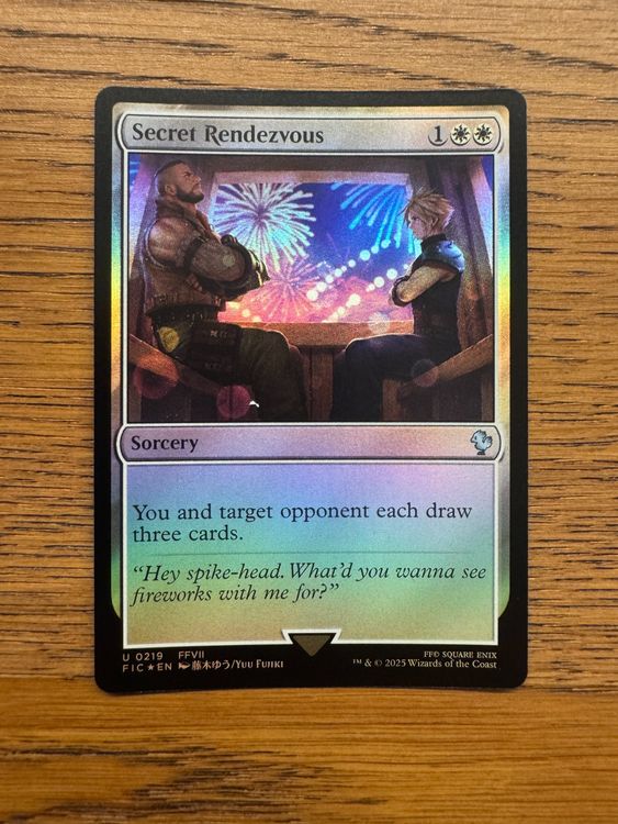 Retro Frame Foil Secret Rendezvous (V.3) FINAL FANTASY NM (Neu (gemäss ...