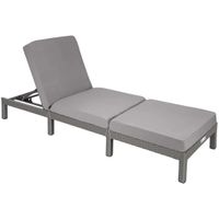 Polyrattan Sonnenliege verstellbar Gartenliege NELVIRA