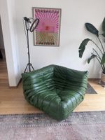 Original Ligne Roset Togo Eckelement | Echtleder Grün | neu 
