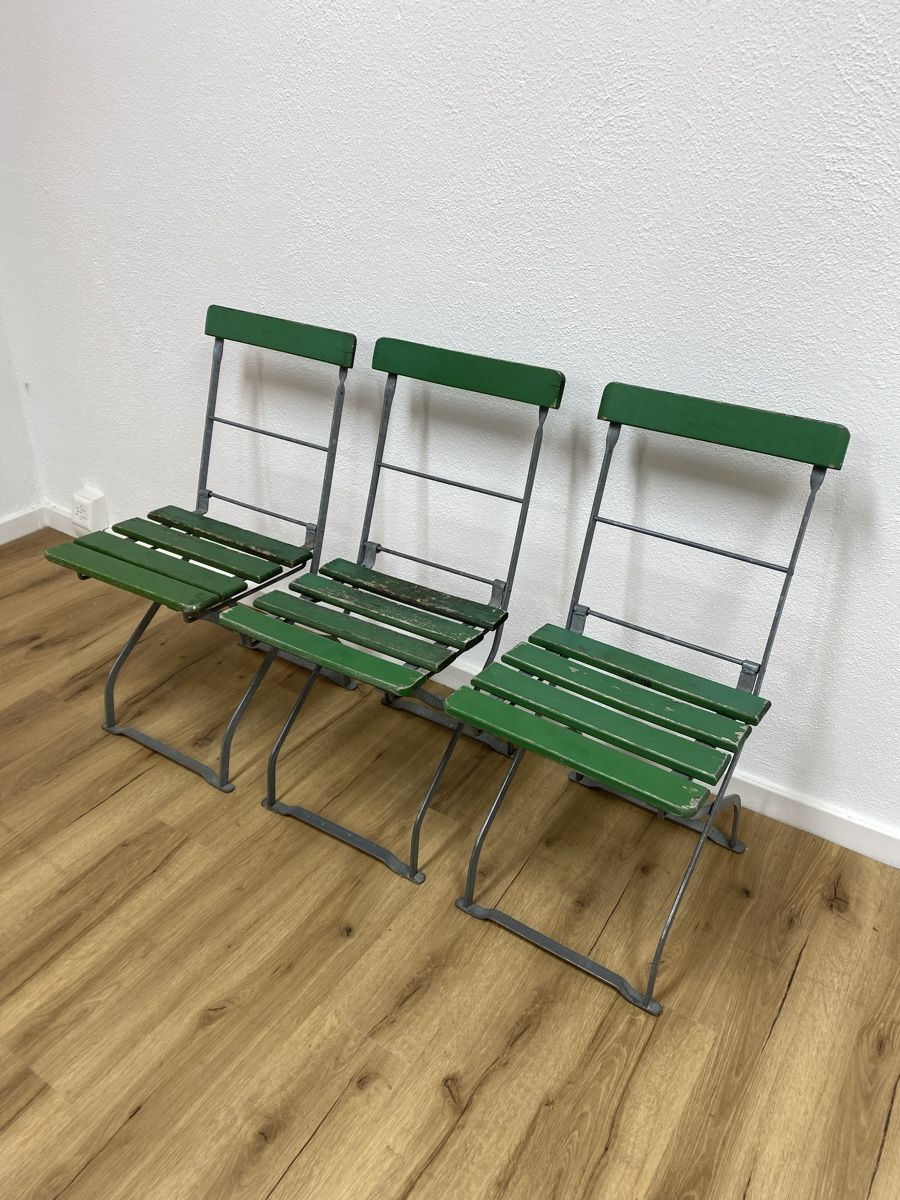 Chaises: Drei Gartenstühle – D'occasion à Basel par MoebelSackmann