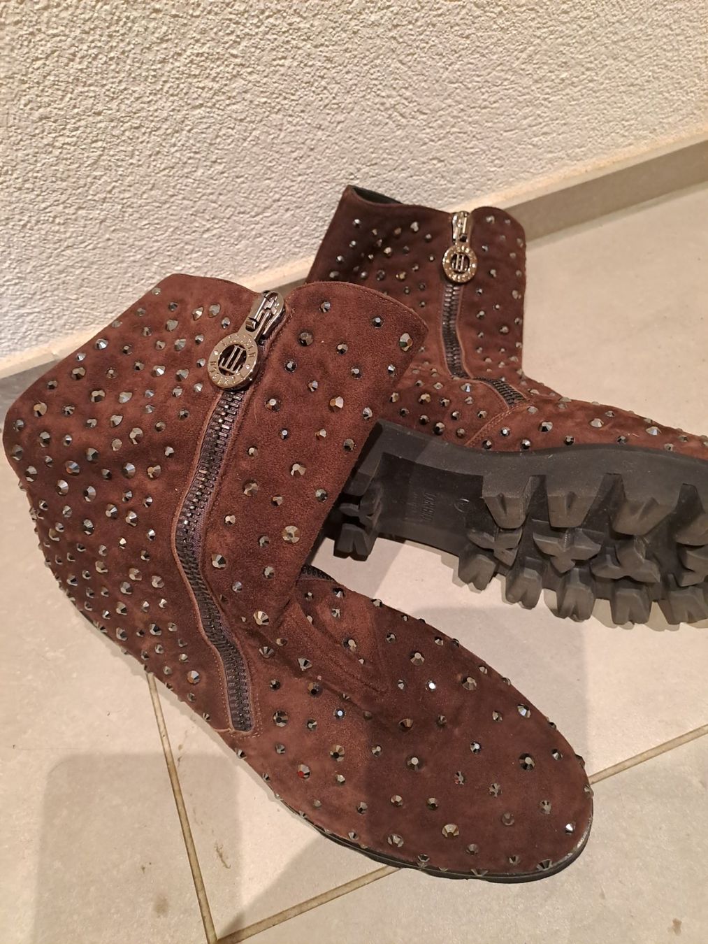 Scarpe da donna: Loriblu Wildleder-Glam Stiefel Gr.40 – Usato da Emdthal venduto da kasira 2