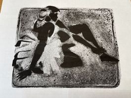 RUDOLF MOSER LITHOGRAPHIE  MIT NACHLASS STEMPEL