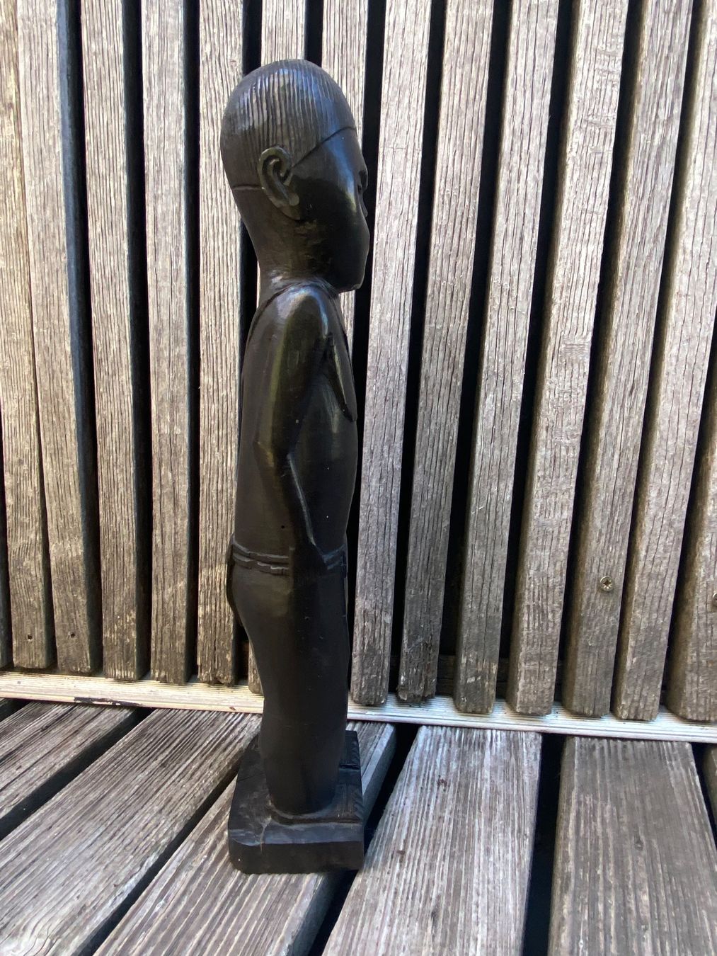 Sculture & Statue: Holzfigur Afrikanisch Mutter mit Kind schweres Holz 30cm – Usato da solothurn venduto da soko75 4