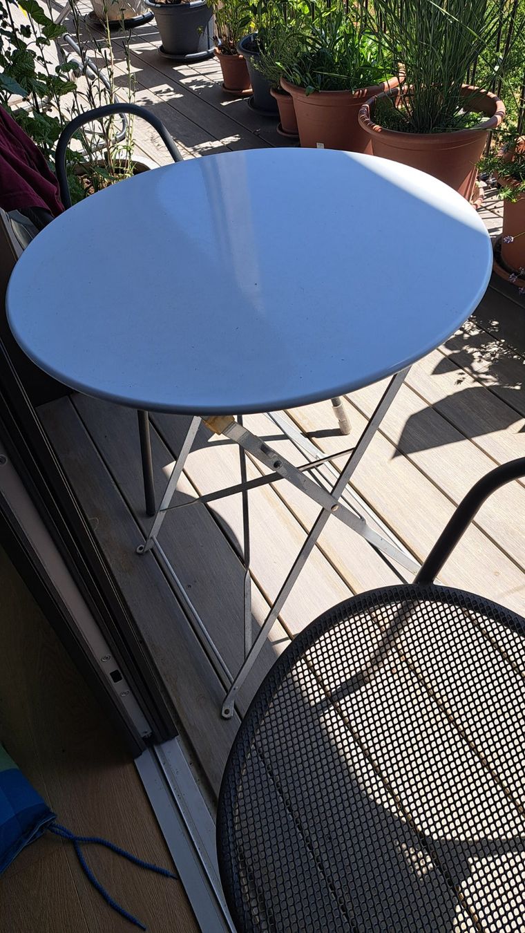 Stühle: 4 Gartenstühle mit Tisch – Gebraucht aus Boll von fur_s8dw 3