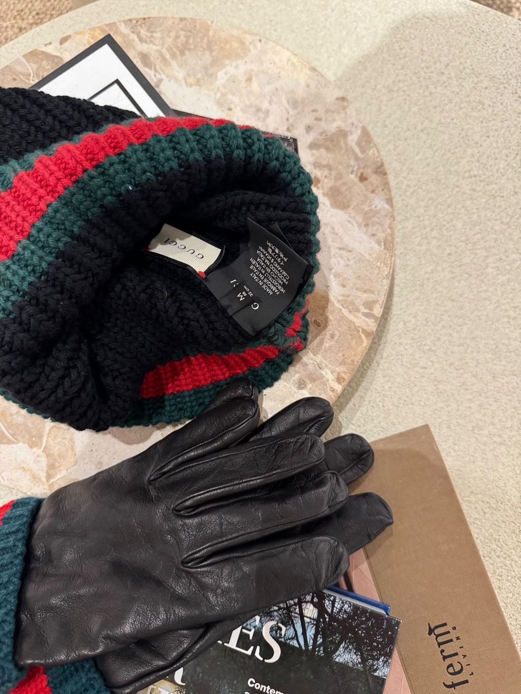 Gucci Guanti & manicotti: GUCCI MÜTZE & LEDER HANDSCHUHE – Nuovo (secondo la descrizione) da Schwyz venduto da bofb 2