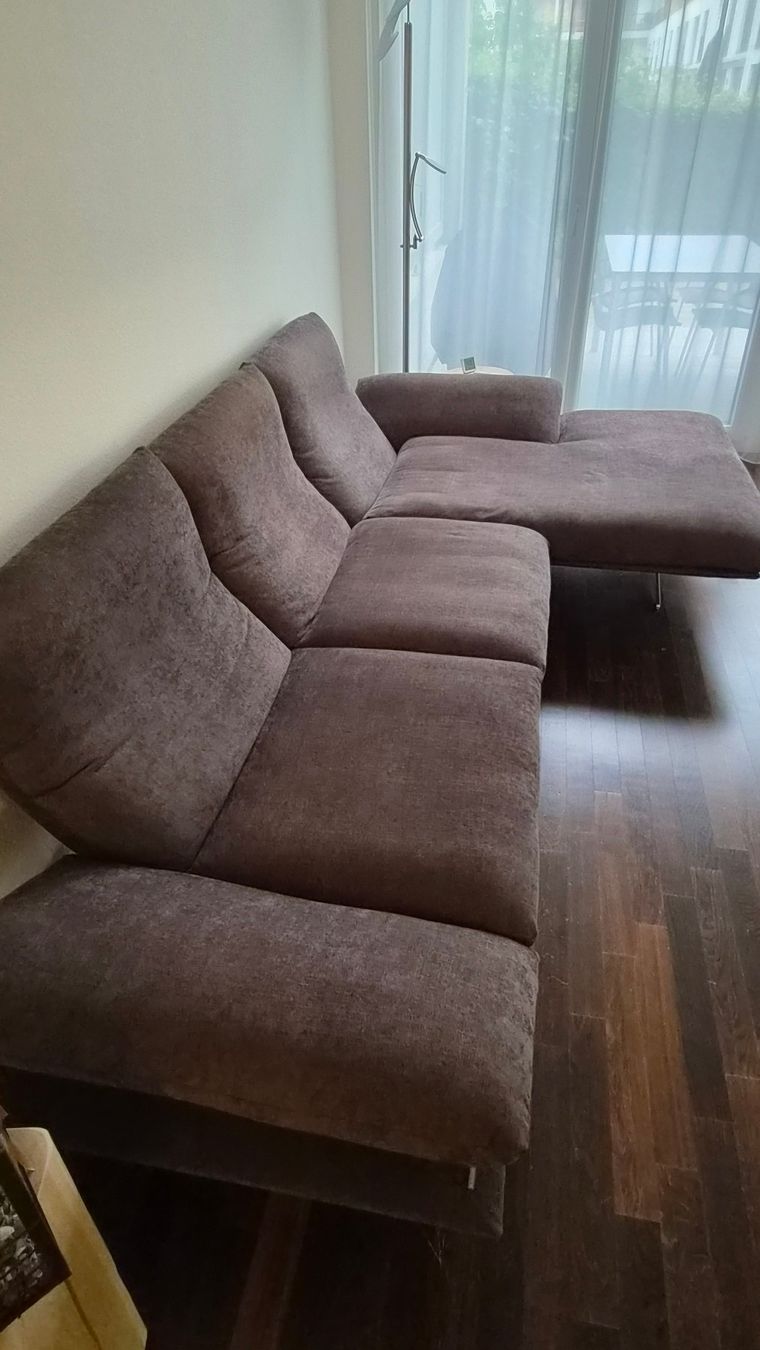 Koinor Sofas: Koinor Sofa Francis mit Longchair in Stoff – Gebraucht aus Wallisellen von rolf7000 6