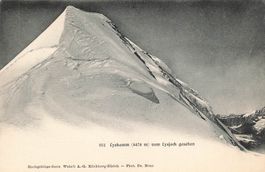 Zermatt (VS) Lyskamm vom Lysjoch gesehen