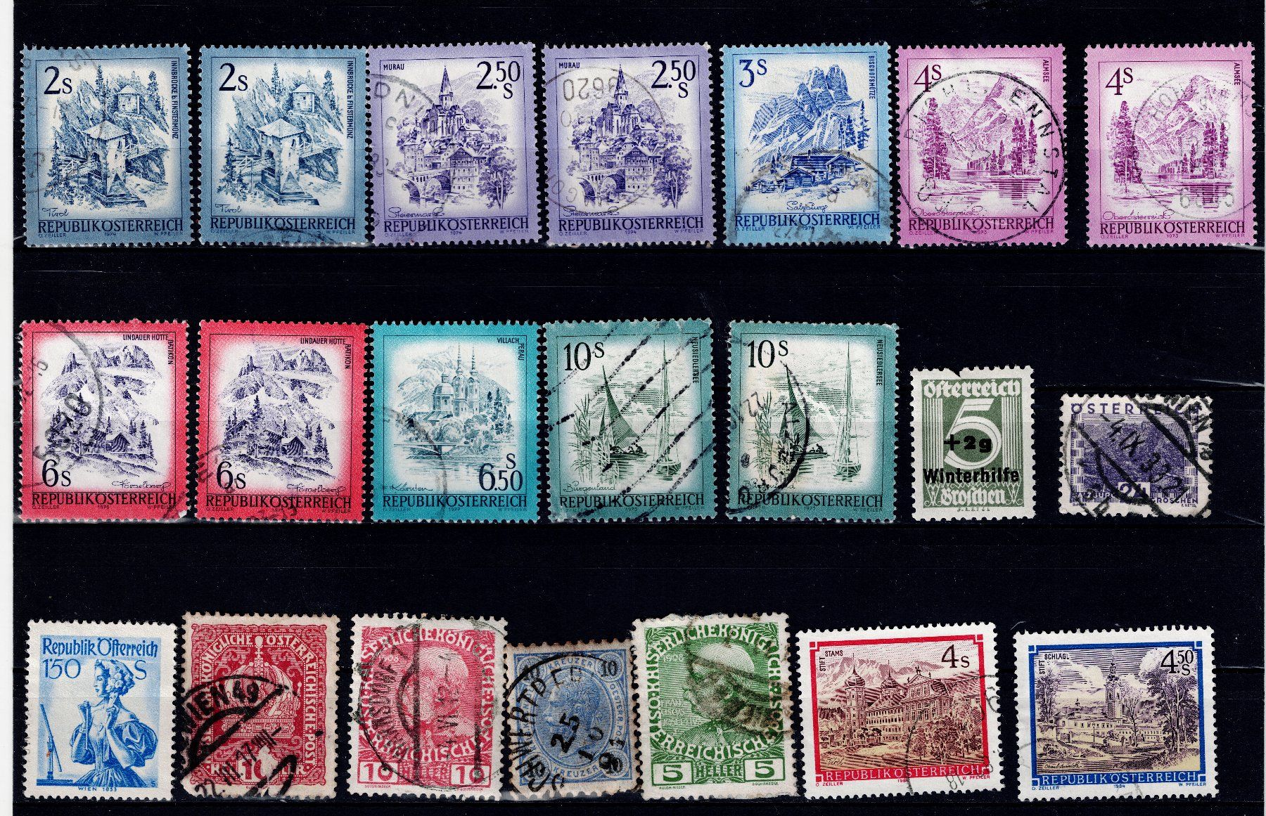 Tutti i francobolli: 123x Briefmarken österreich – Usato da Tenniken venduto da mik_6mxg 1