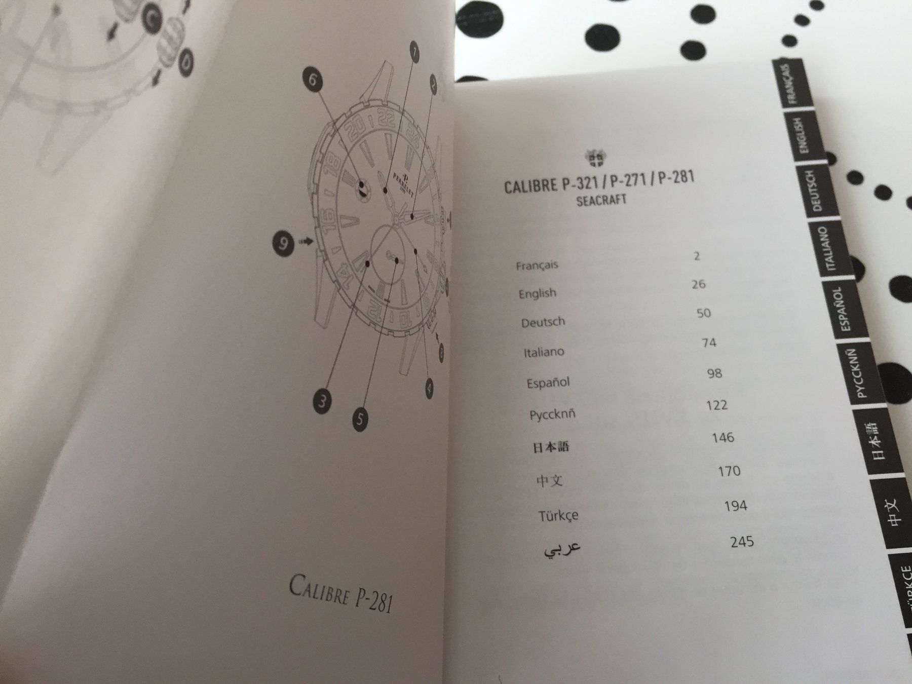 Dokumente: PERRELET ORIGINAL - OPERATING INSTRUCTIONS STANDARTS - NEW ! – Neu (gemäss Beschreibung) aus Epalinges von dream-watch 4