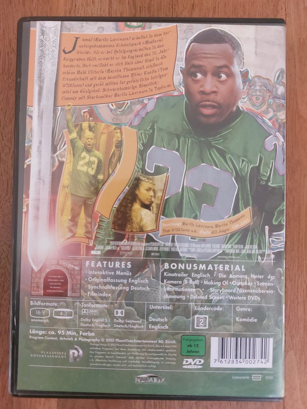 Tutti i DVDs: DVD - Black Knight mit Martin Lawrence – Usato da Rheinfelden venduto da FilmAuktion 1