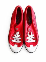 Puma Damen Sneaker Rot-Weiss im Retro-Look – Gr. 37/38