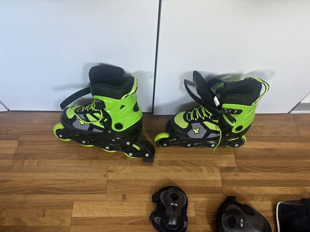 Inline-Skating & Rollschuhe: Inline Skating grösse 37-40 inkl schoner – Gebraucht aus Langendorf von Tbejda