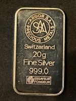 20g Argor 999er Silber Barre