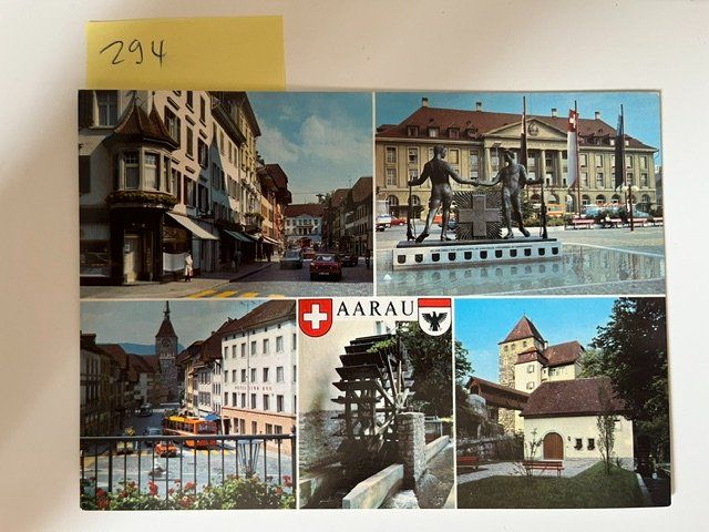Cartoline postali: Werbekarte Aarau, Coop City, alt – Usato da Niederwil AG venduto da dahu75