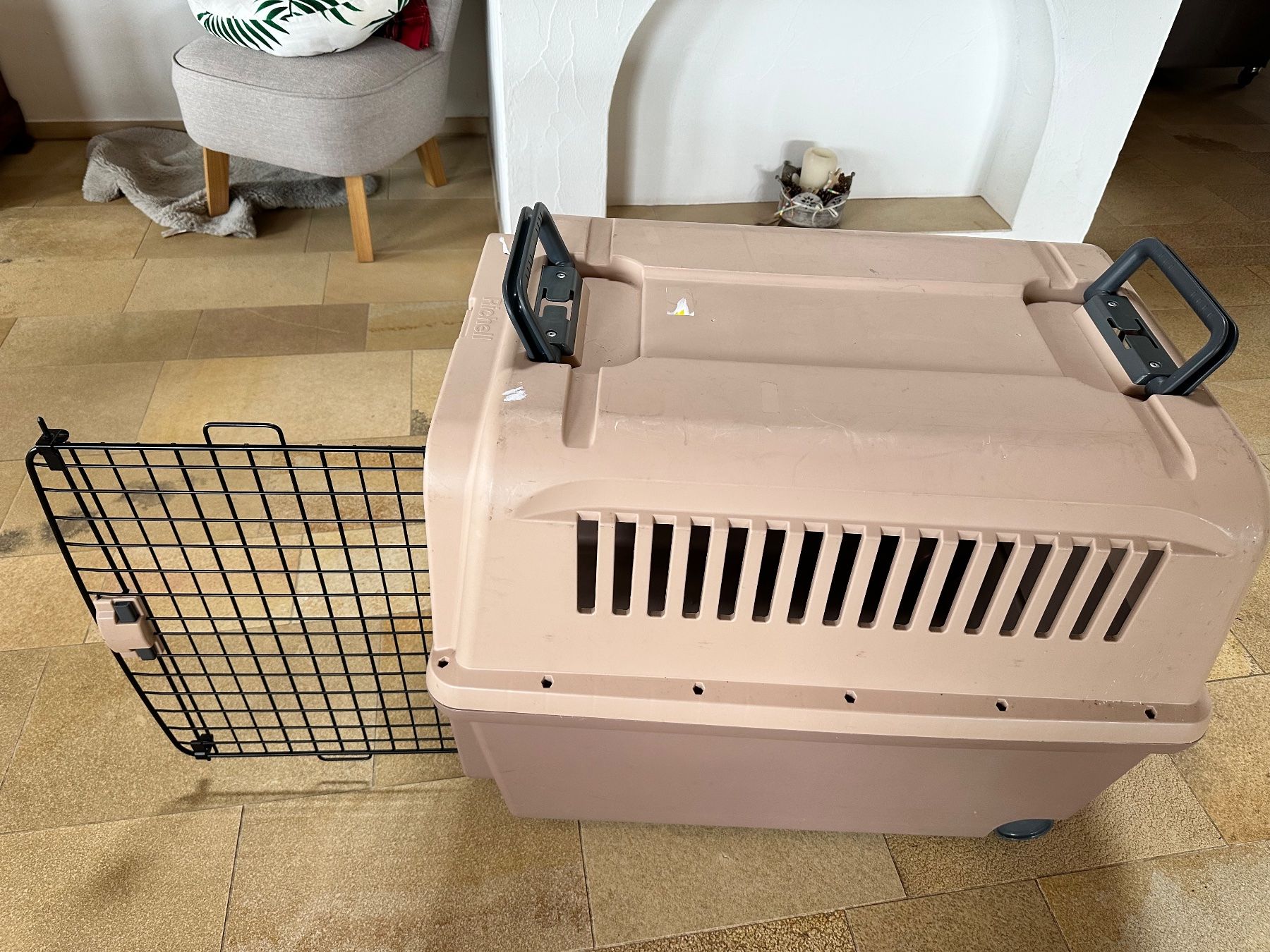 Gabbie, trasporto & Sicurezza: Hunde Reisebox Mittel – Usato da Sattel venduto da chocolat_yumi 1