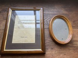 Vintage Holz 2 Stücke Bilderrahmen