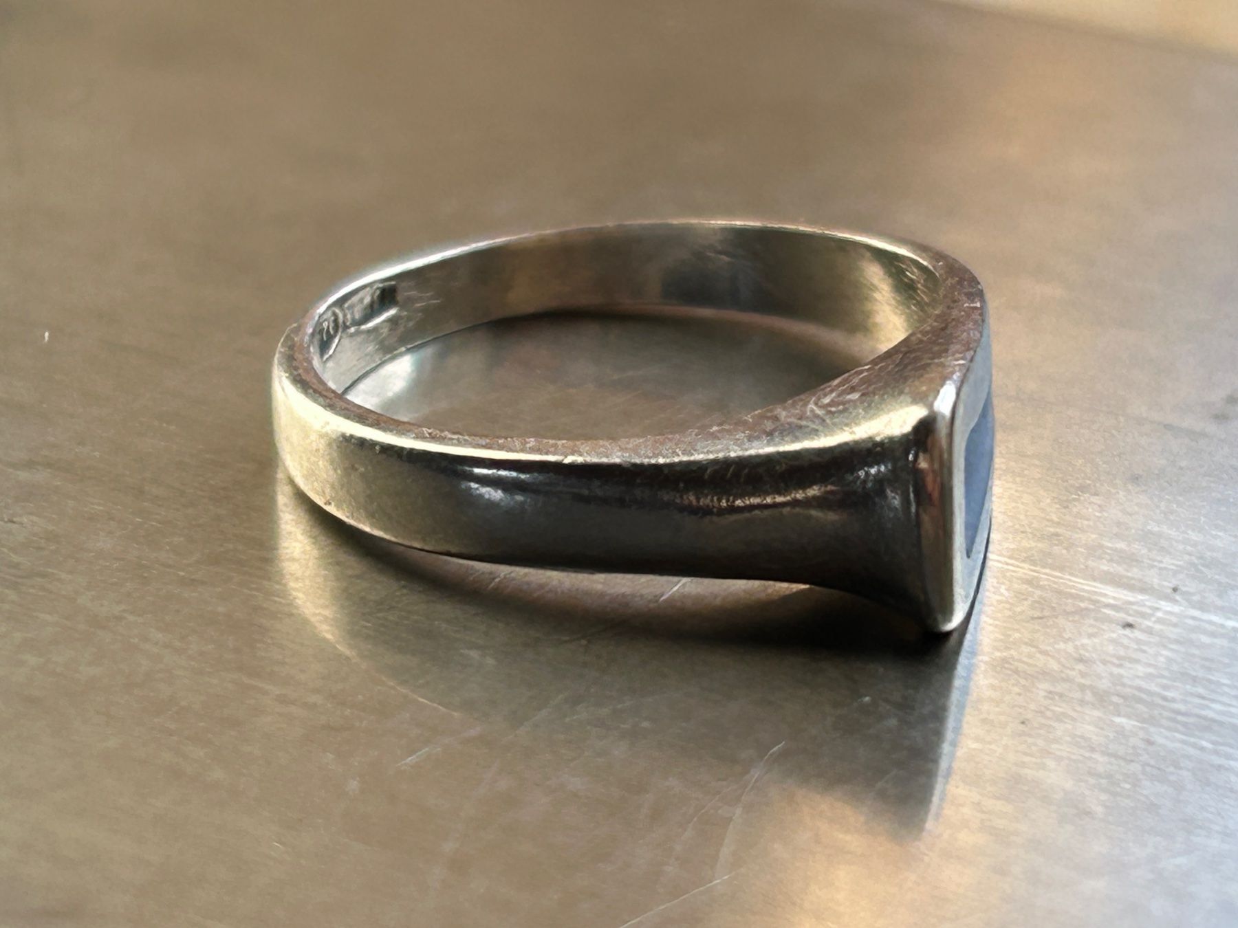 Anelli: Silberring mit blauem Stein, Gr. 50 – Usato da Laufen venduto da Bellebellezza 8