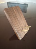 Holz Smartphone Halterung mit Messing Ständer Neu