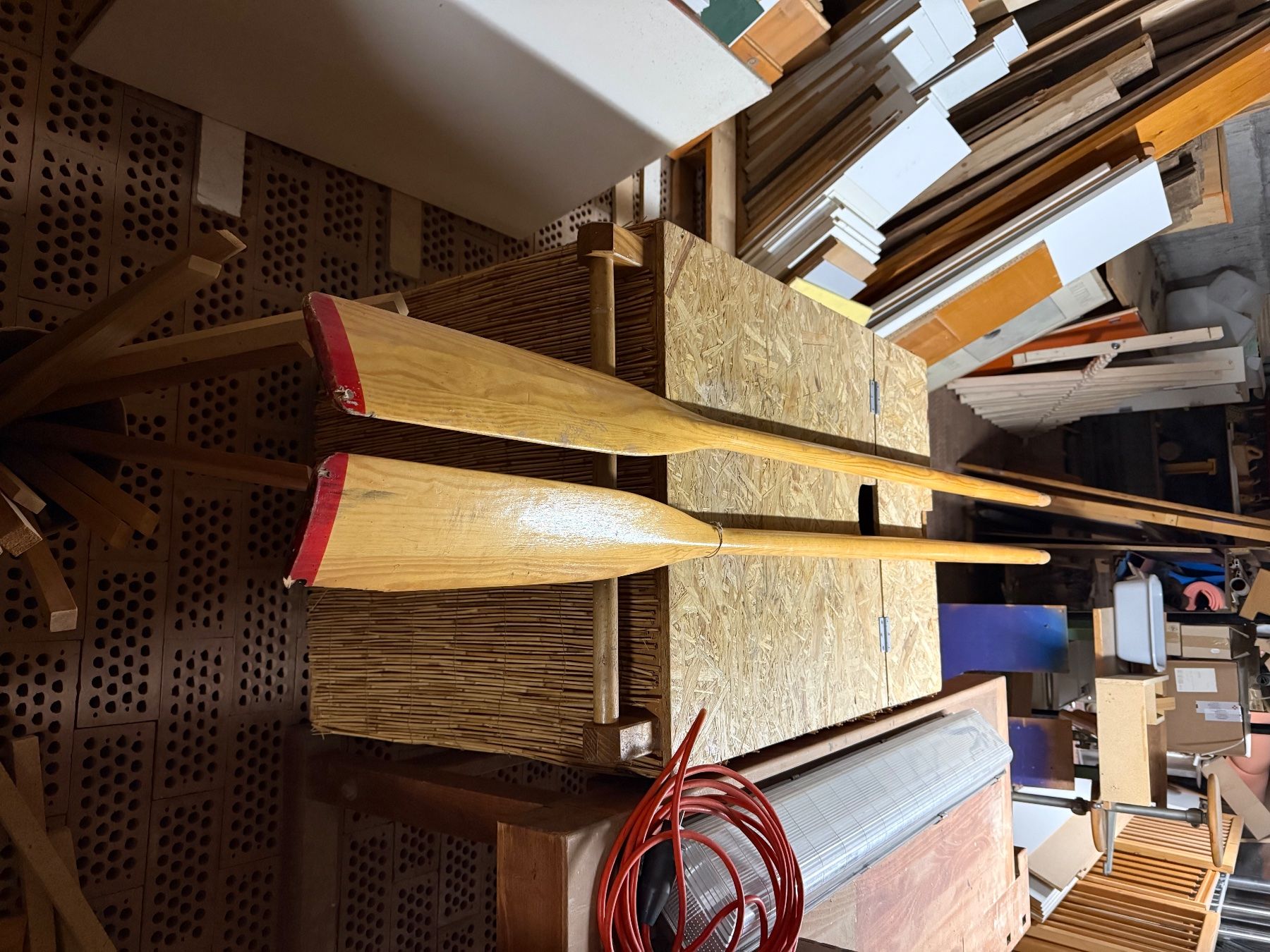 Holzartikel: Paire de rames en bois vintage – Gebraucht aus Fribourg von spa_7bhn