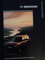 Prospekt Land-Rover Discovery Farben / Farbkarte 1989