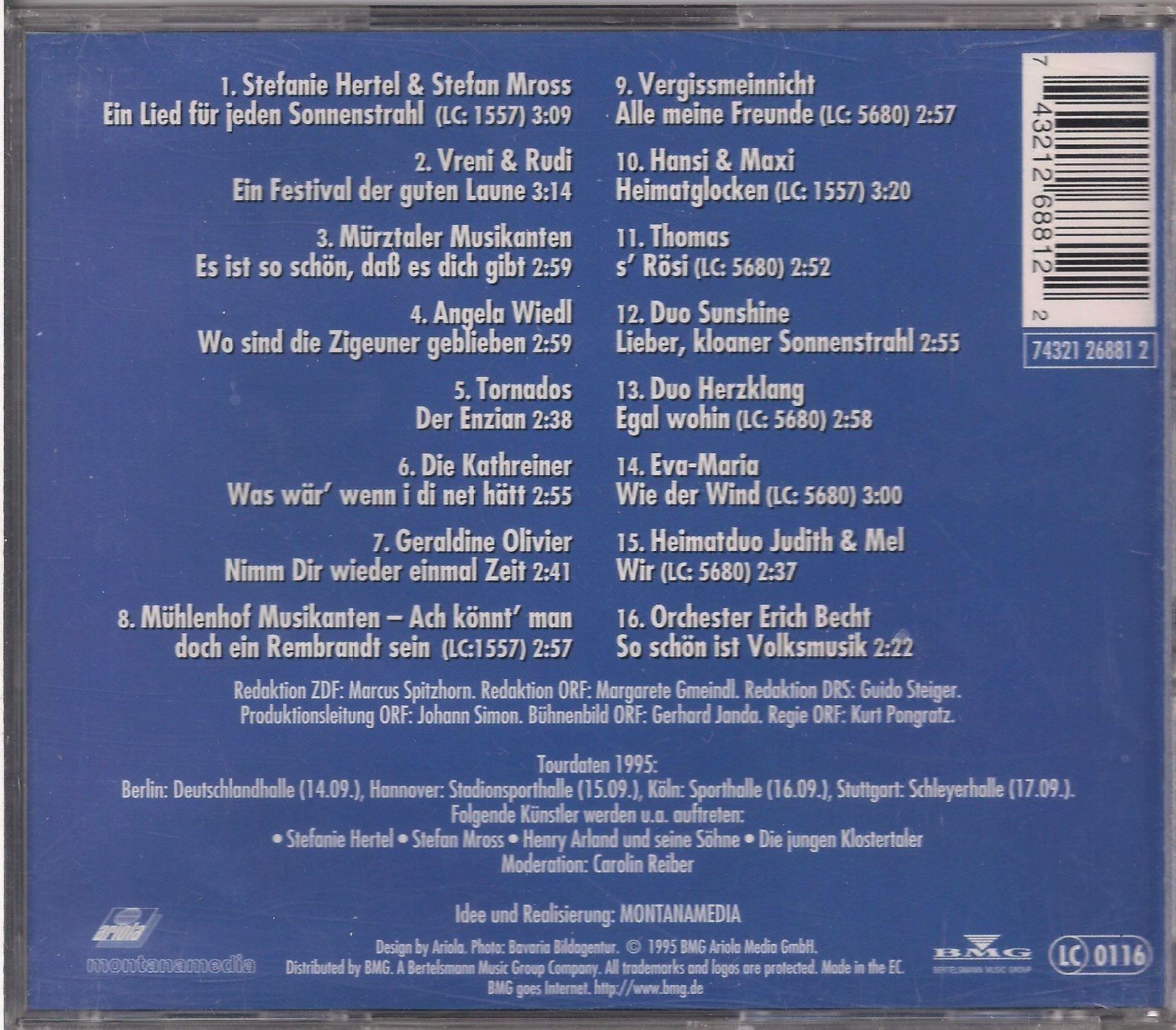 CD: CD Grand Prix der Volksmusik 1995 – Usato da Romoos venduto da Sutter21 1