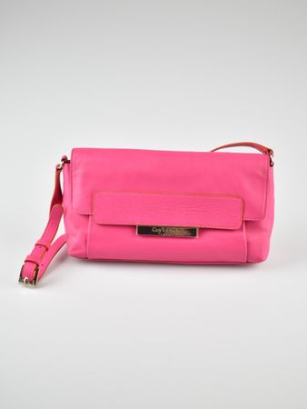 Guy Laroche Paris Umhängetasche, Leder, pink, unbenutzt